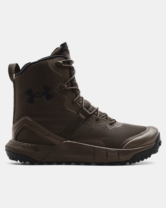 Men's UA Micro G® Valsetz Zip Tactical Boots, Brown, pdpMainDesktop image number 0